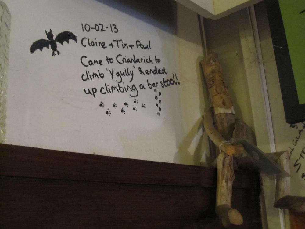 8th to 10th February 2013 – Ochils Hut, Crianlarich